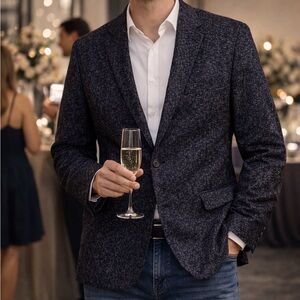 Proper Pair Men’s Blazer Jacket Blue | Medium | New With Tags | MSRP $140